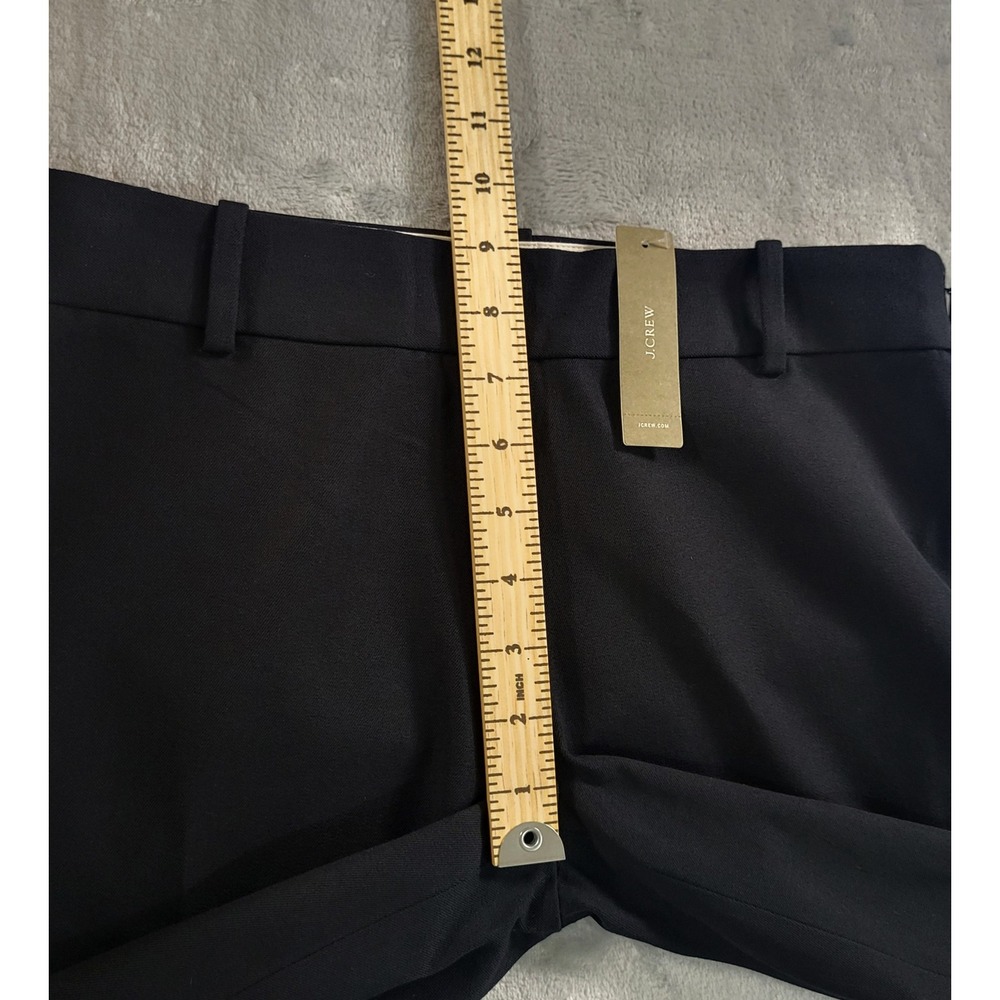J. Crew Women's Minnie Pants S 4 NWT Black Career Stretch Slim Preppy Minimal - Picture 5 of 10